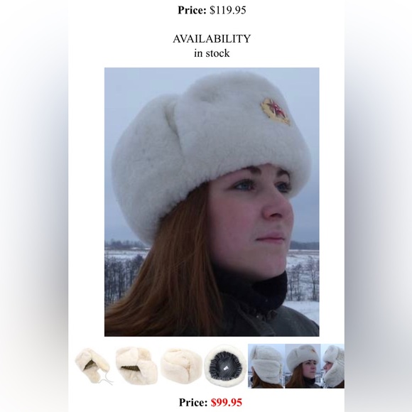 Ushanka Size 59 in Russian in US 7 3/8
23 5/8 inches Large Women size - Picture 1 of 7
